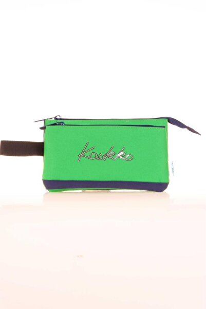 KAUKKO Geantă pentru creion verde Accordion Hat - K2672