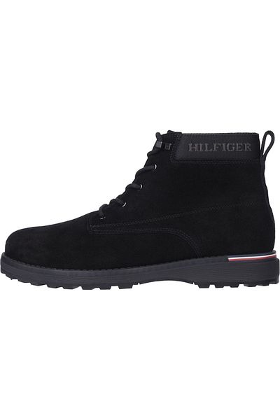 Tommy Hilfiger Cizme negre Tommy Hilfiger Pantofi pentru bărbați