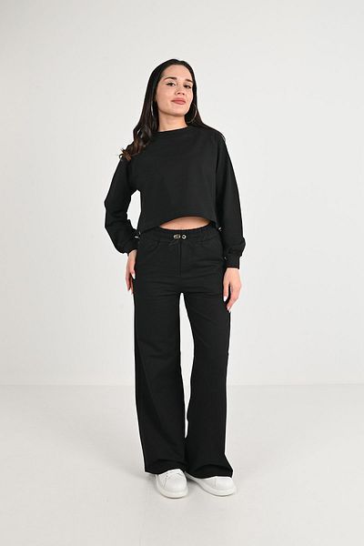Koza Butik Γυναικείο Σετ Φούτερ με Χαλαρά Πόδια 3677-23