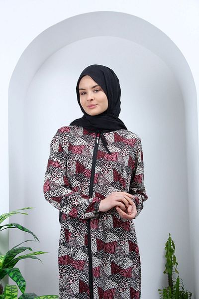 Kutay Collection Women's Seasonal Zippered Prayer Dress - Anti-Sweat Clothing and Flowy Ferace
