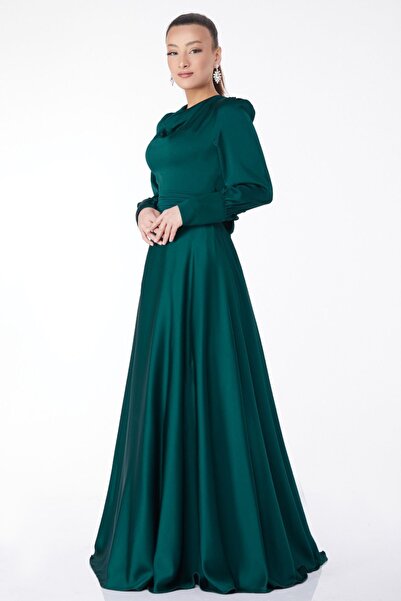 TOFİSA 23685-ZUMRUT Evening Dress