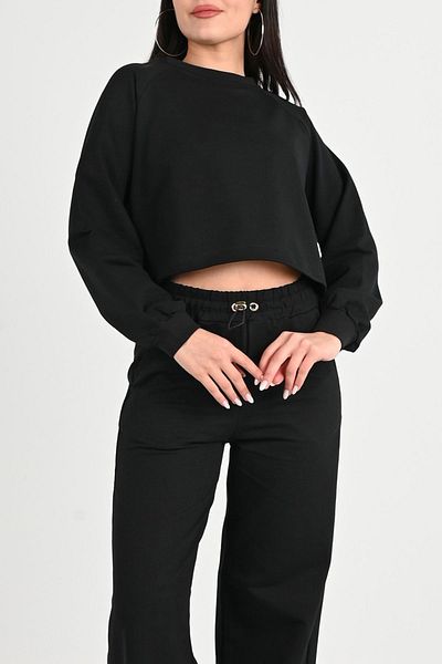 Koza Butik Γυναικείο Σετ Φούτερ με Χαλαρά Πόδια 3677-23