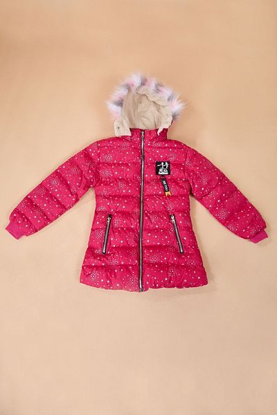 TOFİSA Fuchsia Girl's Coat - 23901