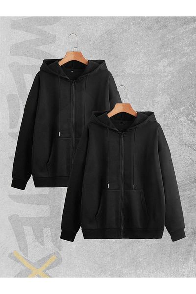 WEARTEX Seasonal Zippered Set of 2 Cardigan and Jacket