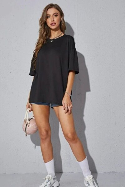 Tarzsokak Oversize Γυναικείο T-Shirt - Flowy Tok Fabric