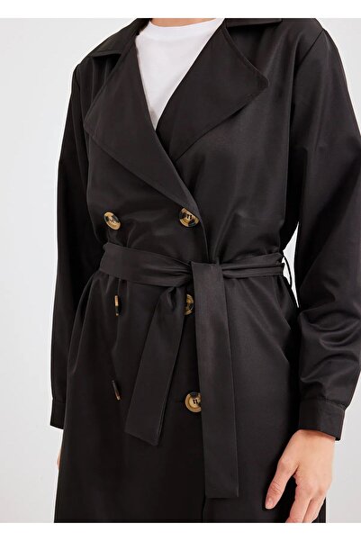 Genel Markalar Kruvaze Yaka Trençkot