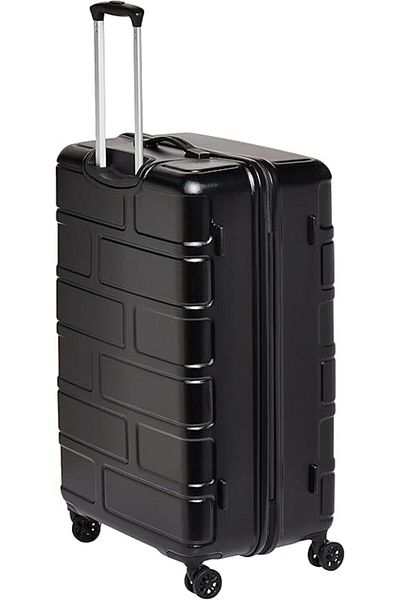 American Tourister Bricklane Hard Cabin Luggage Trolley Bag , Jet Black 3 Year Global Warranty