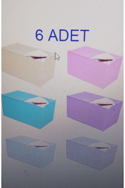 Taşkın Home 6 Pieces of Blank Duvet Scraps 100x50x40 Cm Large Mega Size Organizer