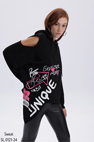 RE DESIGN ASİMETRİK SWEATSHİRT