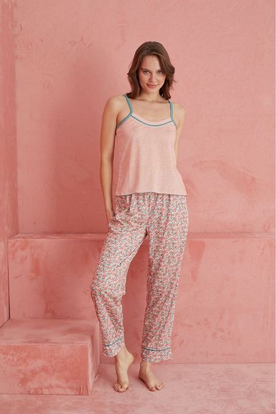 ELİZ HOMEWEAR Woven Comfortable Pajama Set