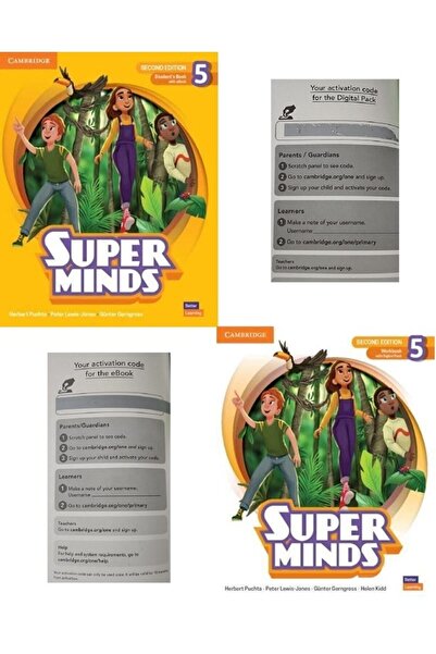 Cambridge University Press Super Minds 2e 5 Student's Book With Ebook + Workb...