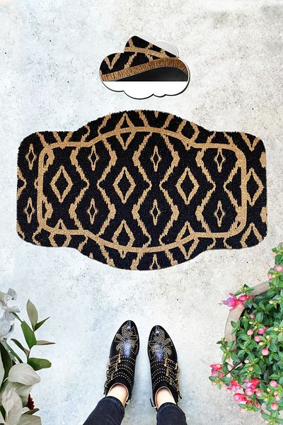 Chilai Home Coco Gestern 45x75 Cm Natural Koko Bristle Mat, India Natural Door Mat