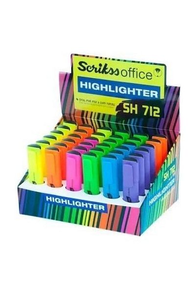 Scrikss Highlighter 36 Pack