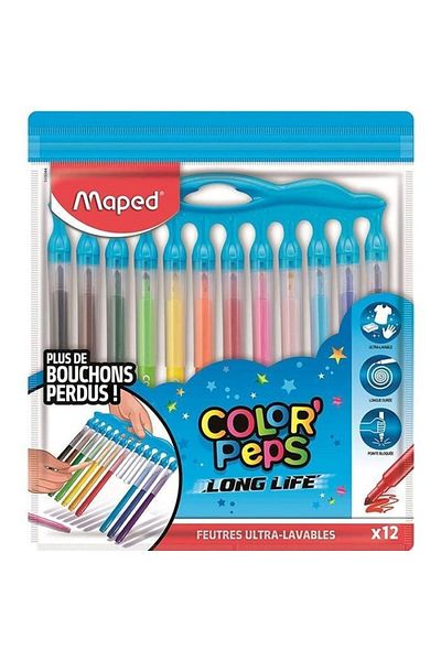 Maped Pack of 12 Long Life Innova Pens - Felted, Model845045