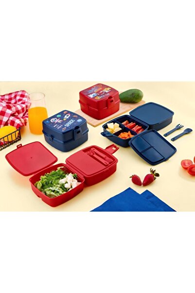 Cosiness Two Tiers Space Lunch Box