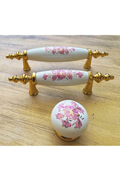 Karan Porselen Düğme Porselen Mobilya Çekmece Vestiyer Mutfak Dolap Kulbu