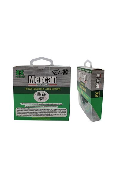 Mercan Platinum Pe 8X Braid Thread 150 m Green Spool Fish Tape