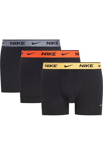 Nike Black Stretchy and Comfortable Elastic Band Men's Boxers