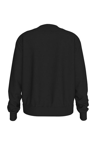 Calvin Klein Women's Black Sweatshirt with Brand Logo Suitable for Daily Use J20j222548-Beh