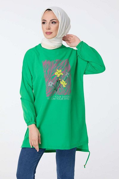 TOFİSA 10812-YESIL Tunika