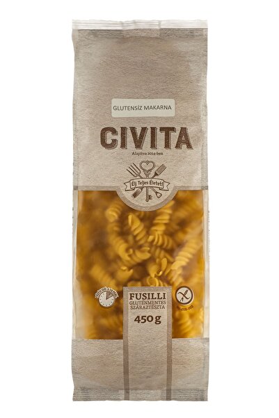 Civita Fusilli Glutensiz Burgu Makarna 450 gr