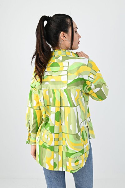 Koza Butik Γυναικείο πουκάμισο με σχέδιο 1674-25-1