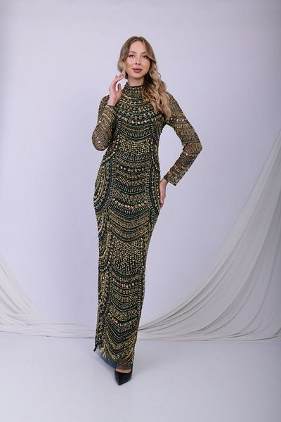 GATSBYLADY LONDON FREYA - Stone Detailed Hand Embroidered Dress