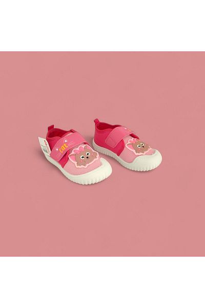 GEZER Unisex Παιδικές λινές παντόφλες - Αντιολισθητική βάση, Velcro Καθημερινή χρήση για το σπίτι, το σχολείο, το νηπιαγωγείο και το νηπιαγωγείο
