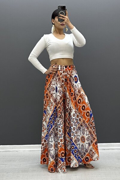 SaklıButik Soul Desenli Etek Pantolon SK-8260