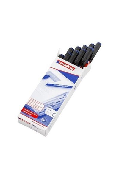 Edding Acetate pen permanent f series 0.6 mm blue 141f (pack of 10)