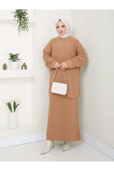 Kirazgym Σετ Πλεκτά Καραμέλα - Ίσια Φούστα