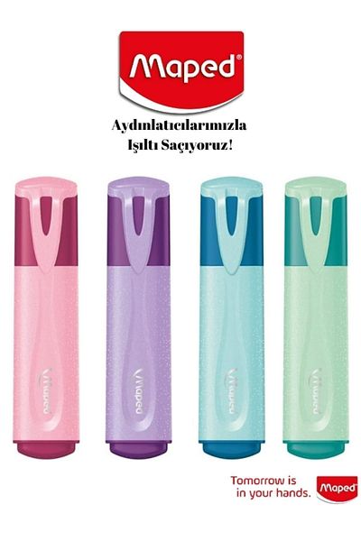 Maped - Highlighters Fluo'Peps Glitter (Highlighters) Set of 4