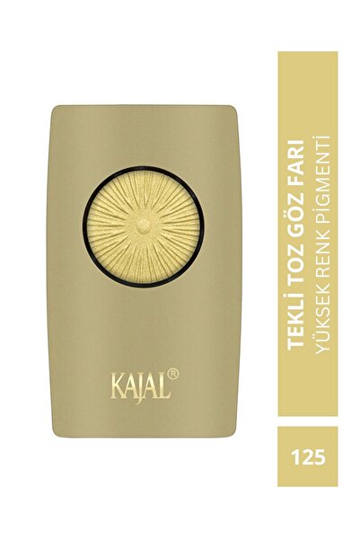 KAJAL Altın Sarısı Tekli Göz Farı & Gold Single Eyeshadow - No: 125