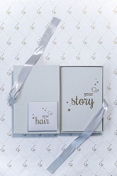 BeyazBirKutu Your Story Baby Journal Boxed Set - Mother and Baby Diary/Animal Book-Stone Color