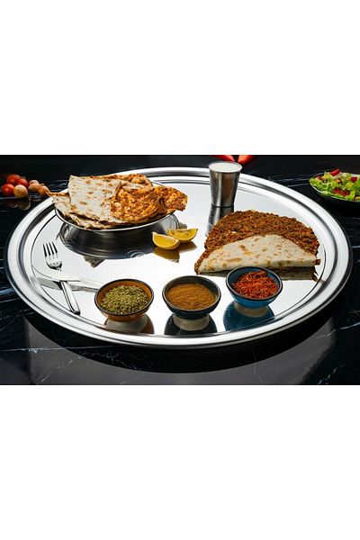 BAYDURSAN Stainless Steel Floor Table Tray No: 5