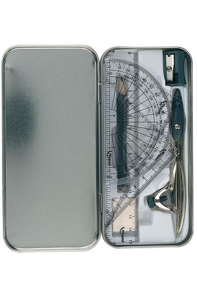 Maped Study Nickel Jib Set with Cardboard Case 8 Pieces3154141194184