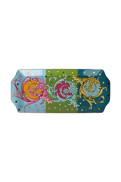 Lucky Art Estelle Bone 36 Cm Porcelain Baton Plate - Mixed Pattern, Lyhd 576