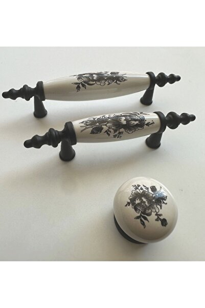 Karan Porselen Düğme Porselen Mobilya Çekmece Vestiyer Mutfak Dolap Kulbu
