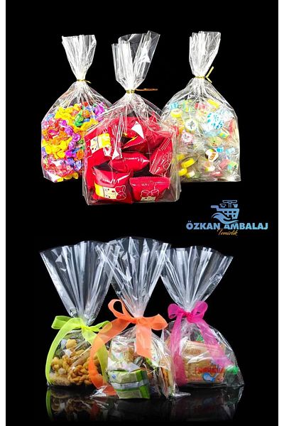 Özkan Ambalaj Temizlik Opp Bag Cookie Accessory Bag Gelatin Bag 8x17 Cm 500 Pieces