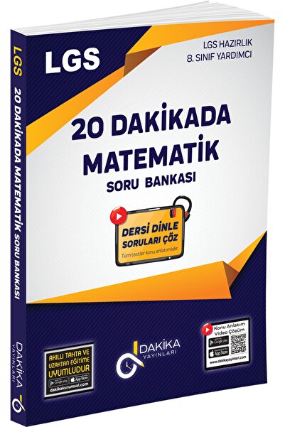 Dakika Yayınları 20 DAKİKADA LGS MATEMATİK SORU BANKASI