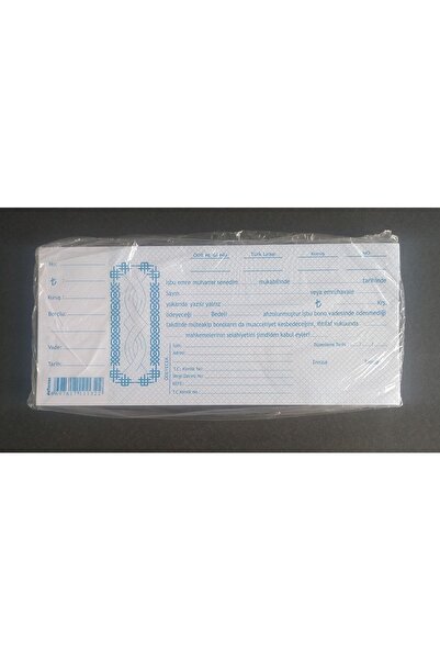 DEFTERSAN Bono - Senet Koçanı 100'lü 2 Paket