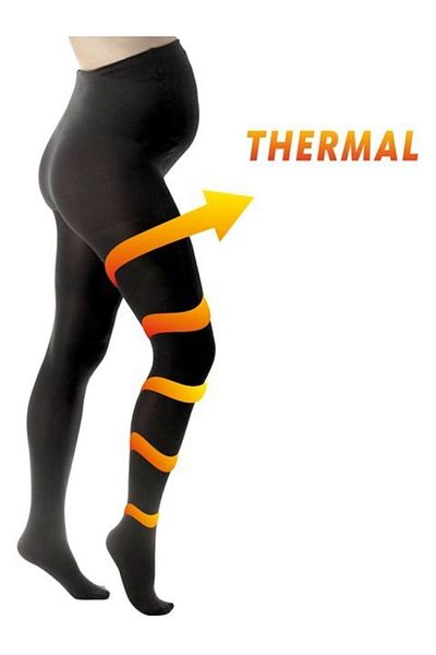 Dore Pregnant Thermal Pantyhose 11965-black / 500 - - L (no:3)