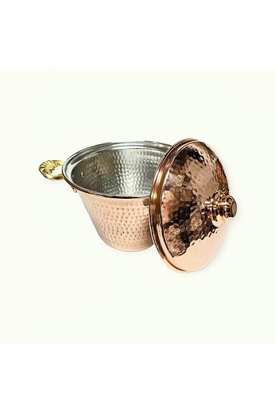 Zinnun Copper Curtain Rice Pot for 6-7 Persons