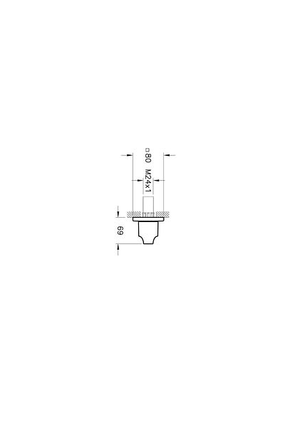 VitrA Suit Built-In Stop Valve Chrome A42493