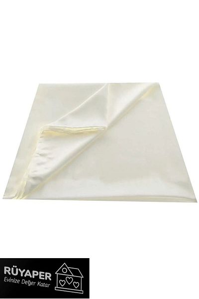 RÜYAPER Rüyaper Satin Sunshade - Thick Textured and Graphized Curtain Suitable for All Tulle