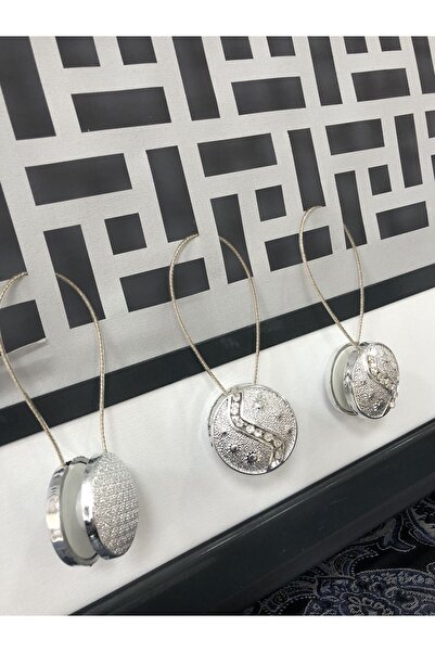 GOLDEN HOME Mıknatıslı Tül Perde -fon Perde Mandalı - Perde Tokası Ev Aksesuar