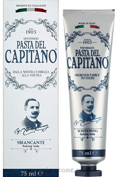 Pasta Del Capitano Beyazlatıcı Karbonatlı Diş Macunu 75 ml
