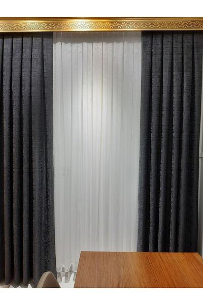 Taç Ecru Rüyaper 1/3 Pleated Tulle Curtain