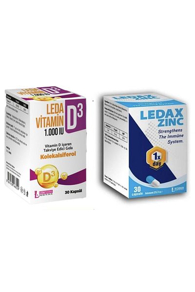 LedaPharma LEDAX D3 - Vitamin Zinc Dual Product