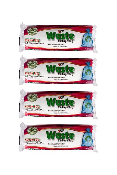 SA FRESH SA WASTE Small Size Garbage Bag 40*47 CM 4 PACK ROLL 160 PIECES